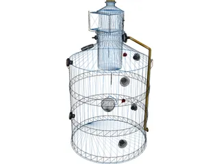 Salt Tank 3D Model preview