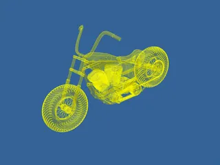 Turk Motorcycle 3D Model preview