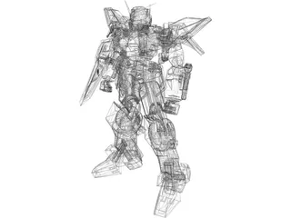Gundam Seed Basic 3D Model preview