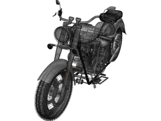 Yamaha FJ1100 (1979) 3D Model preview