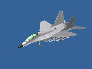 MiG-29 Fulcrum 3D Model preview