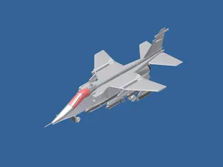 Jaguar GR1 3D Model preview