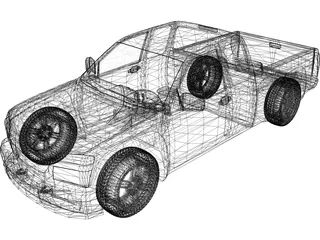 Chevrolet Colorado (2008) 3D Model preview