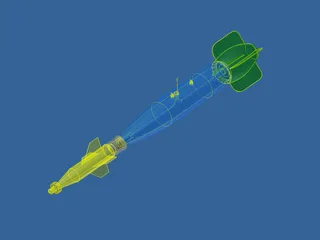 GBU-16 Laser Guided Weapon 3D Model preview