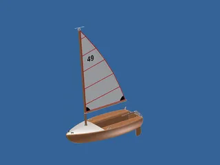 Boat Small 3D Model preview