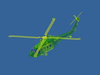 Sikorsky UH-60 Black Hawk 3D Model preview