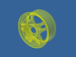 Wheel 3D Model preview