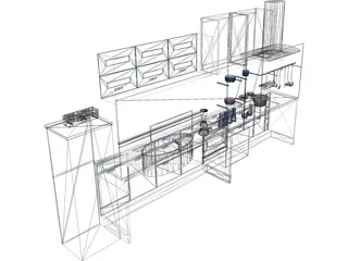 Kitchen 3D Model preview