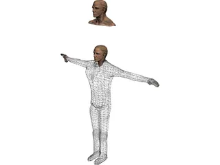 Daniel Craig James Bond Model 3D Model preview