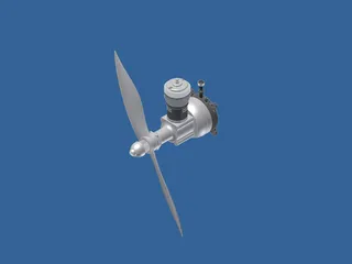 RC Cox 0.48 3D Model preview