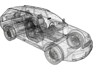 Audi Allroad 3D Model preview