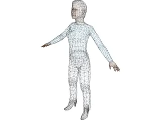 Woman 3D Model preview