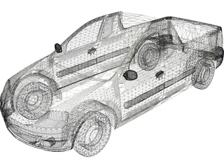 Renault/Dacia Pick-Up 3D Model preview