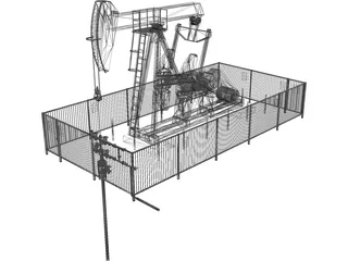 Jack Pump TECSA 3D Model preview