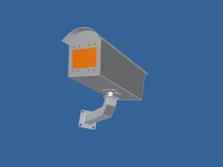 Fake Security Camera 3D Model preview
