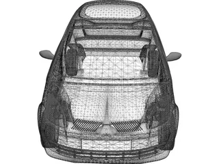 Mitsubishi Colt (2006) 3D Model preview
