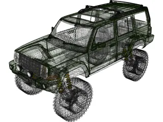 Jeep Commander [Lifted] 3D Model preview