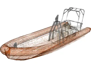 Search and Rescue Craft 3D Model preview