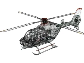 Eurocopter EC-135 3D Model preview