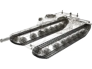 Gryphon Tank 3D Model preview