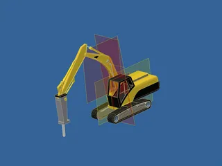 Rock Breaker 3D Model preview