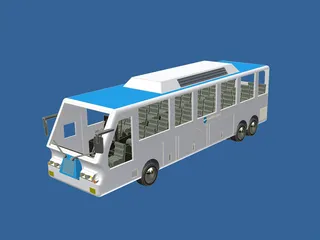 Bus 3D Model preview
