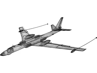 Xian H-6 3D Model preview