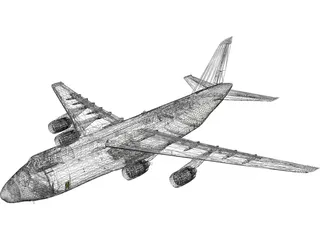 Antonov An-124 3D Model preview