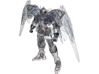 Gundam 3D Model preview
