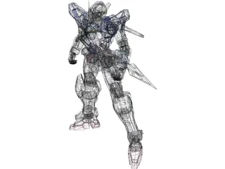Gundam 3D Model preview