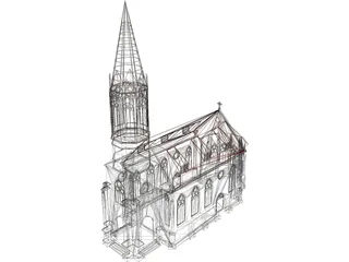 Church 3D Model preview