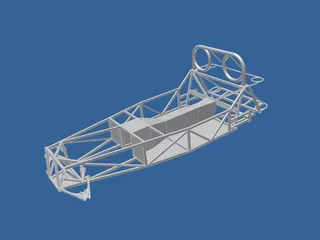 Frame Lotus Seven 3D Model preview