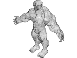 Hulk 3D Model preview