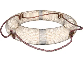Life Belt 3D Model preview
