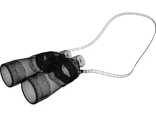 Binoculars 3D Model preview