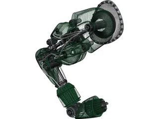Robot Arm 3D Model preview