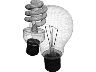 Light Bulbs 3D Model preview
