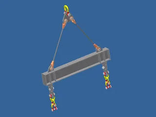 Spreader Beam 3D Model preview