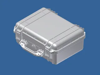 Pelican Case Model 1450 3D Model preview