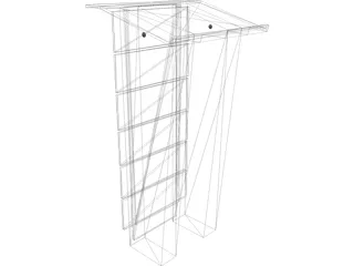 Pulpit 3D Model preview