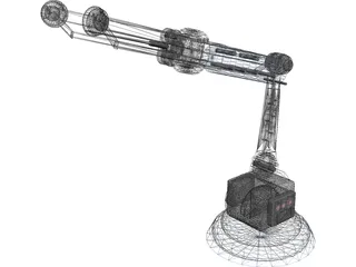 Robot Arm 3D Model preview