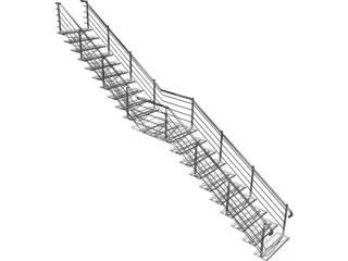 Stair 3D Model preview