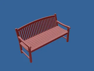 Garden Seat 3D Model preview