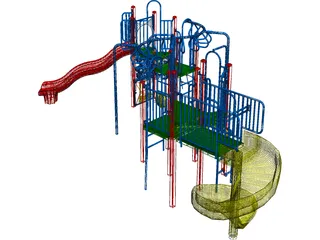 Playground Equipment 3D Model preview
