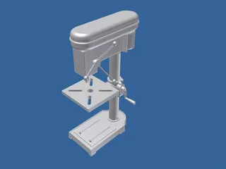 Press Drill 3D Model preview
