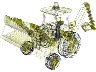Loader Scoop 3D Model preview