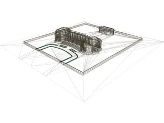 Italian Palace 3D Model preview