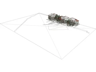 School 3D Model preview