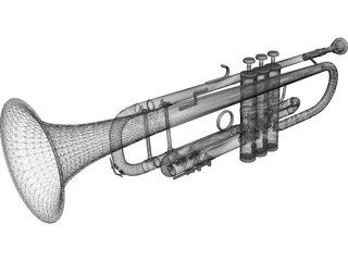 Trumpet 3D Model preview