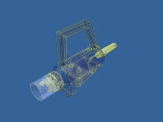 Spray Gun 3D Model preview